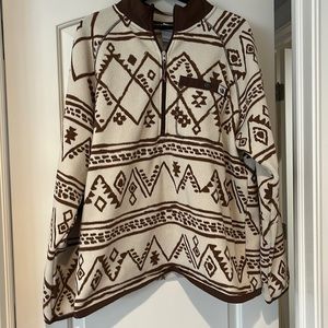 THE NORTH FACE PRINTED GORDON LYONS 1/4 ZIP FLEECE